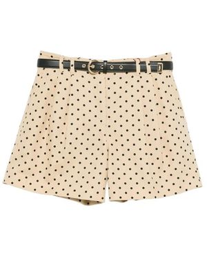Max Mara Short Shorts - Natural