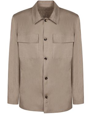 Dell'Oglio Casual Shirts - Brown