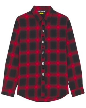 Iuter Overhemden ,Rood ,Fallen Love Geruite L/S Shirt