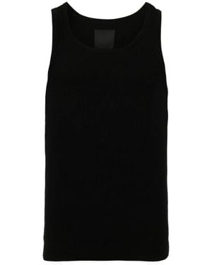 Givenchy Tops ,Zwart ,Katoen Extra Slim Fit Tanktop