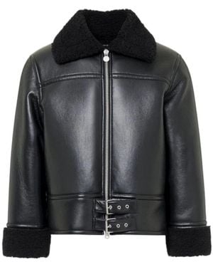 Iceberg Faux Fur & Shearling Jackets - Black