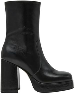 Steve Madden Echos Blockabsatz-Stiefel - Schwarz