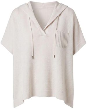 Peserico Hoodies & Sweatvesten ,Hoodies - Wit