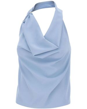 Kaos Sleeveless Tops - Blue