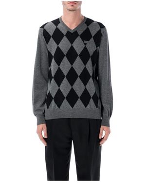 Ferragamo V-Neck Knitwear - Black