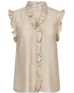 co'couture Sleeveless Tops - Natural