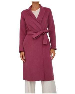 Marella Belted Coats - Rojo