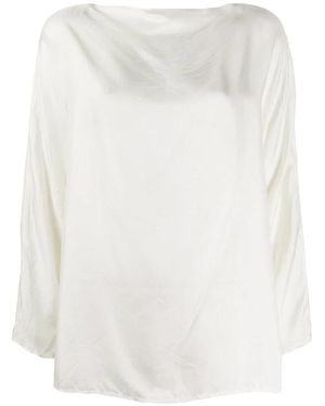 Daniela Gregis Overhemden ,Zijden Blouse - Wit