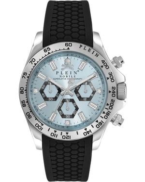 Philipp Plein Accessoires ,Zwart ,Nobile Chrono - Metallic