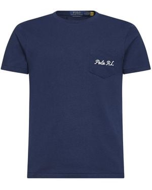 Polo Ralph Lauren Society Baer T-Shirt - Blau