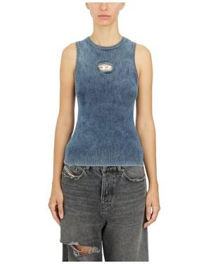 DIESEL Anker tank top für männer - Blau