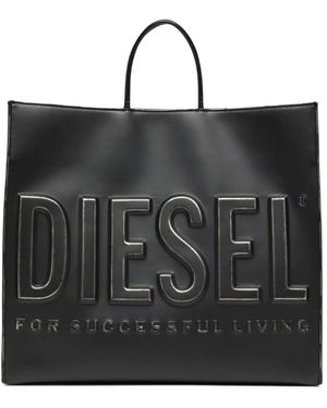DIESEL Schwarze Tasche Mit Magnetverschluss