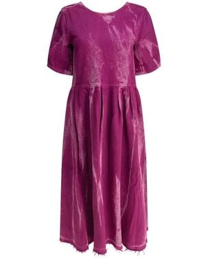 Ganni Midi Dresses - Purple