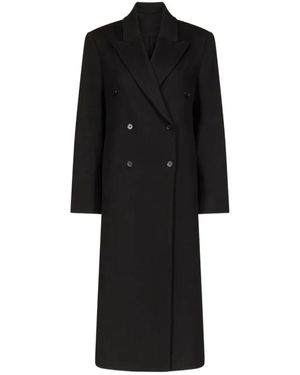 Loulou de Saison Double-Breasted Coats - Nero