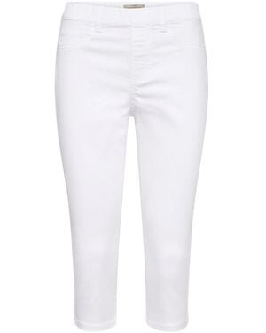 Soya Concept Cropped Trousers - Blanc
