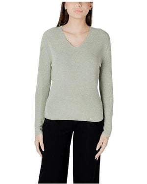 Street One V-Neck Knitwear - Gris