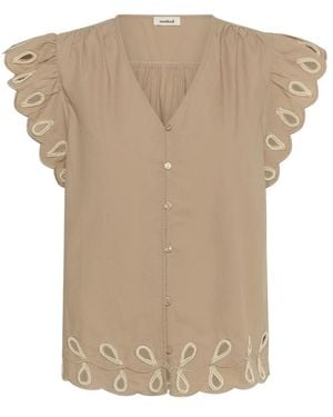 Soaked In Luxury Blouse - Naturel