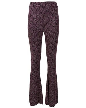 Nineminutes Wide Trousers - Purple