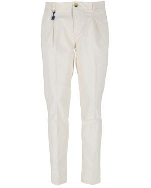 Manuel Ritz Skinny Fit Gewassen Broek - Wit