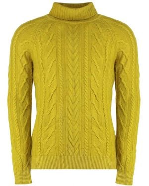 Moorer Cashmere Knitwear - Yellow