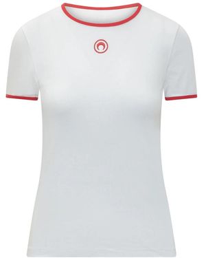Marine Serre T-Shirts - White