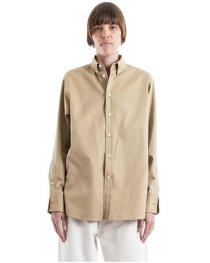 Phoebe Philo Button Collar Shirt - Naturel