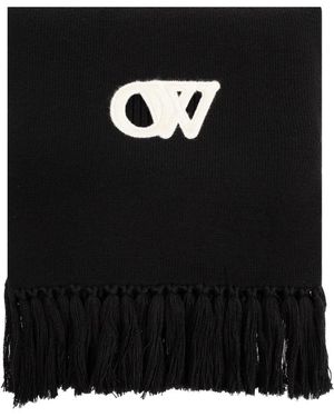 Off-White c/o Virgil Abloh Winter Scarves - Black