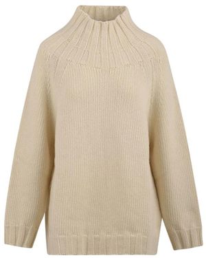 Aspesi Turtleneck Trui - Naturel