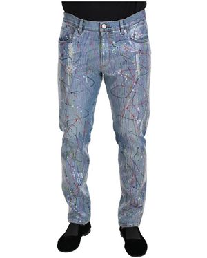 Dolce & Gabbana Slim-fit Jeans - Blau