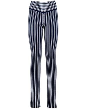 Nenette Slim-Fit Trousers - Blue