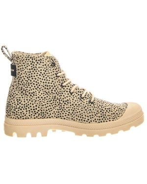 Palladium Pampa Hi Safari Sand Print - Naturel