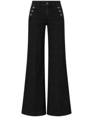 Liu Jo Jeans ,Zwart ,Katoen Palazzo Jeans