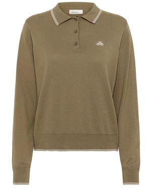 Karen By Simonsen V-Neck Knitwear - Green
