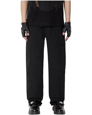 A.A.Spectrum光谱 Straight Trousers - Negro