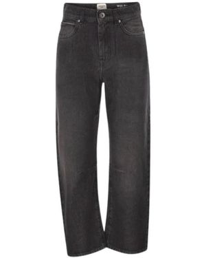 Weekend by Maxmara Jeans ,Grijs ,Straight Jeans - Zwart