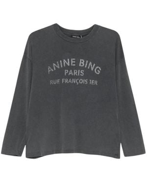 Anine Bing Long Sleeve Tops - Gris