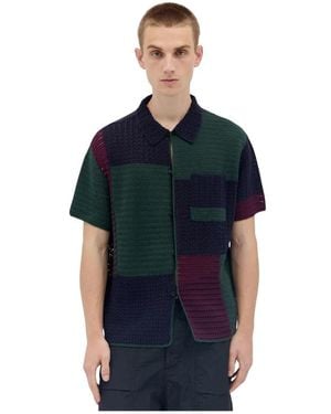 thisisneverthat Block Crochet Shirt - Zwart