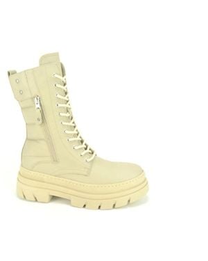 Nero Giardini Lace-Up Boots - Yellow
