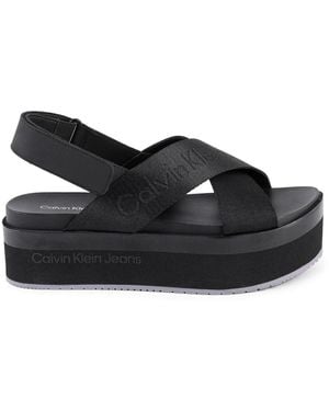 Calvin Klein Flat Sandals - Nero