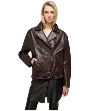 V S P Leather Jackets - Black