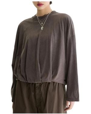 Bellerose Long Sleeve T-Shirts - Brown
