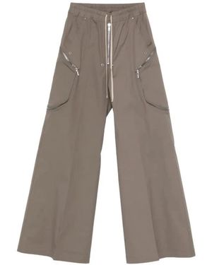 Rick Owens Broeken ,Bruin ,Wide Broeken - Grijs