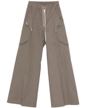 Rick Owens Broeken ,Bruin ,Wide Broeken - Grijs