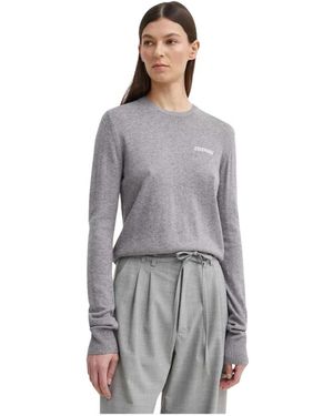 2nd Day Round-Neck Knitwear - Grigio