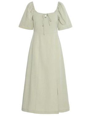Ichi Midi Dresses - Verde