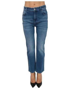 Marella Pantalon Van Denim - Blauw