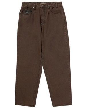 Huf Wide Trousers - Brown