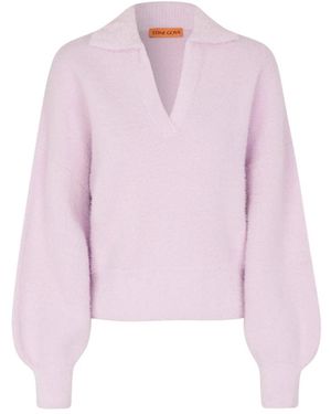Stine Goya V-Neck Knitwear - Rosa
