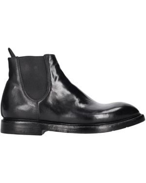 Premiata Schoenen ,Zwart ,Leer King Enkellaars