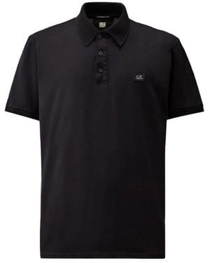 C.P. Company Polo Shirts - Black